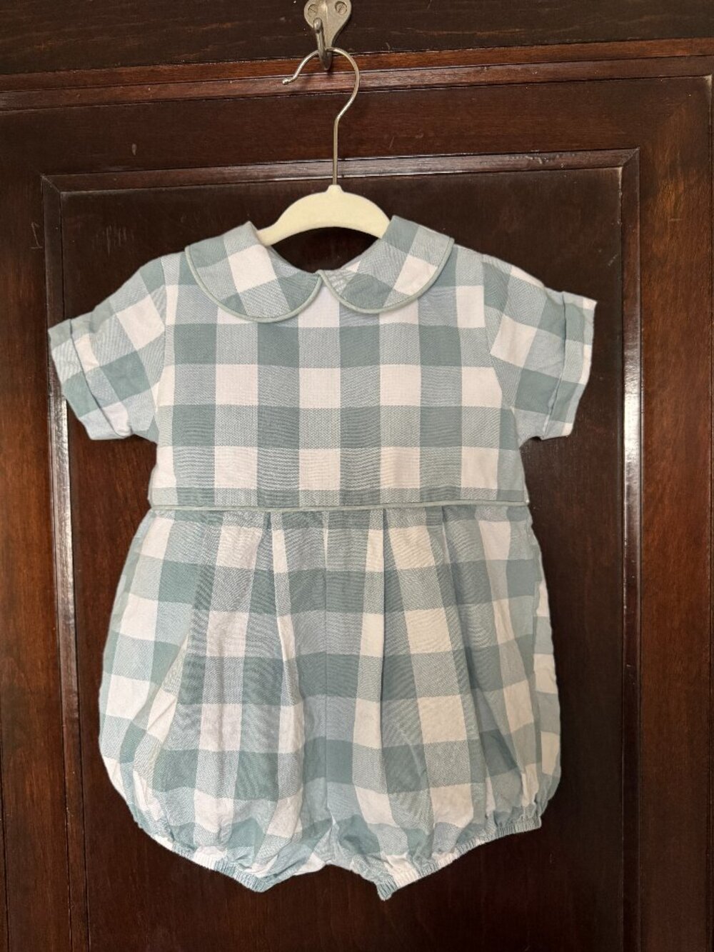 Bailey Boys Gingham Bubble - 18M